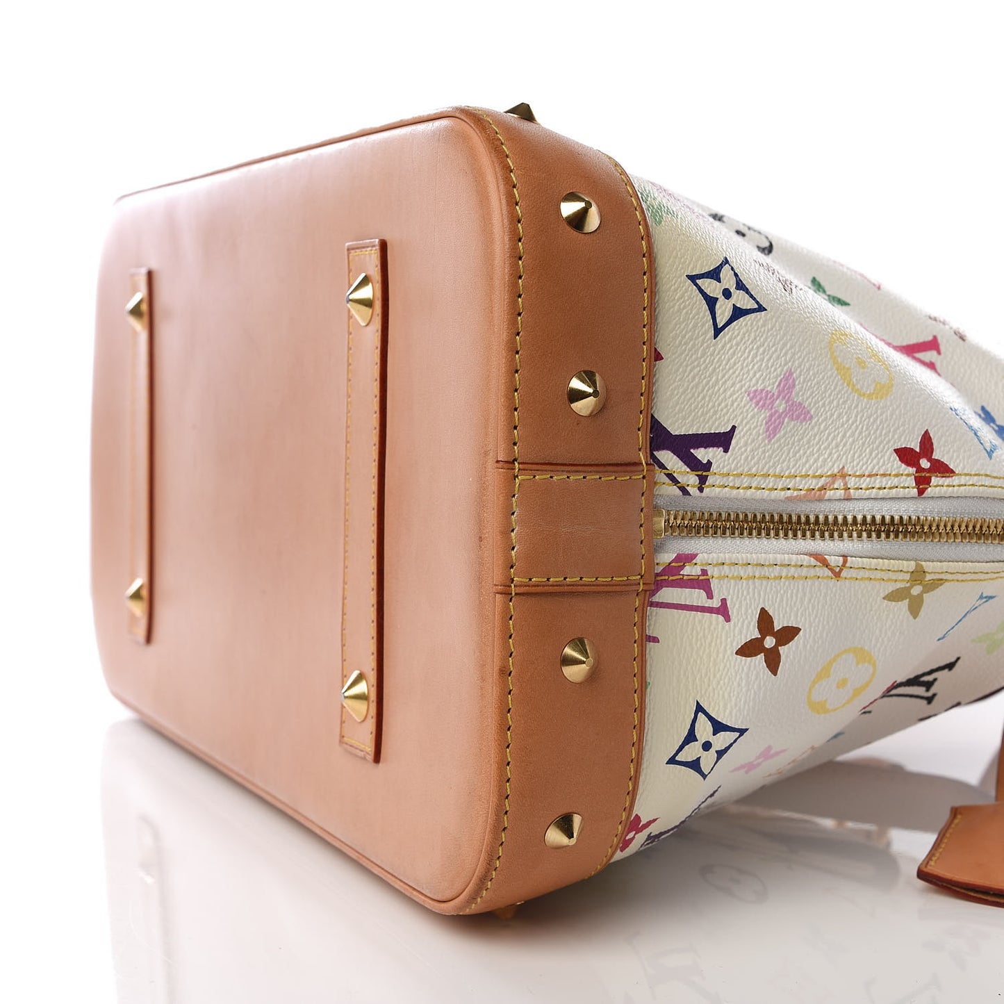 Monogram Multicolor Alma GM White