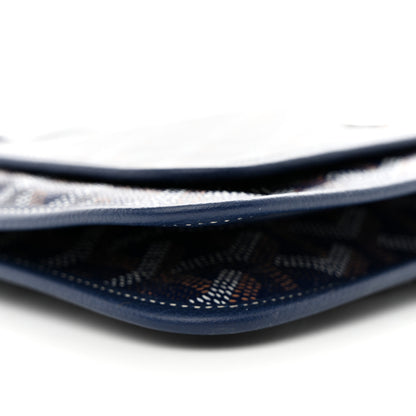 Goyard Goyardine Plumet Wallet Clutch Navy 9 of 10