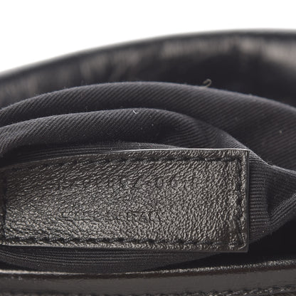 Saint Laurent Crinkled Calfskin Matelasse Monogram Medium Niki Chain Satchel Black 9 of 9