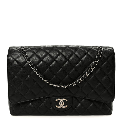 Chanel Caviar Quilted Maxi Double Flap Black 1 of 11