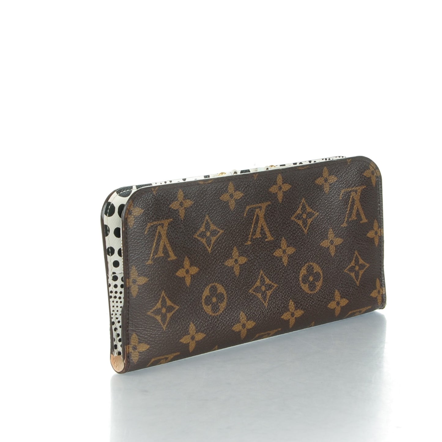 Monogram Kusama Waves Insolite Wallet White