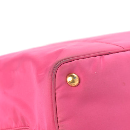 Prada Tessuto Nylon Jacquard Logo Tote 11 of 17