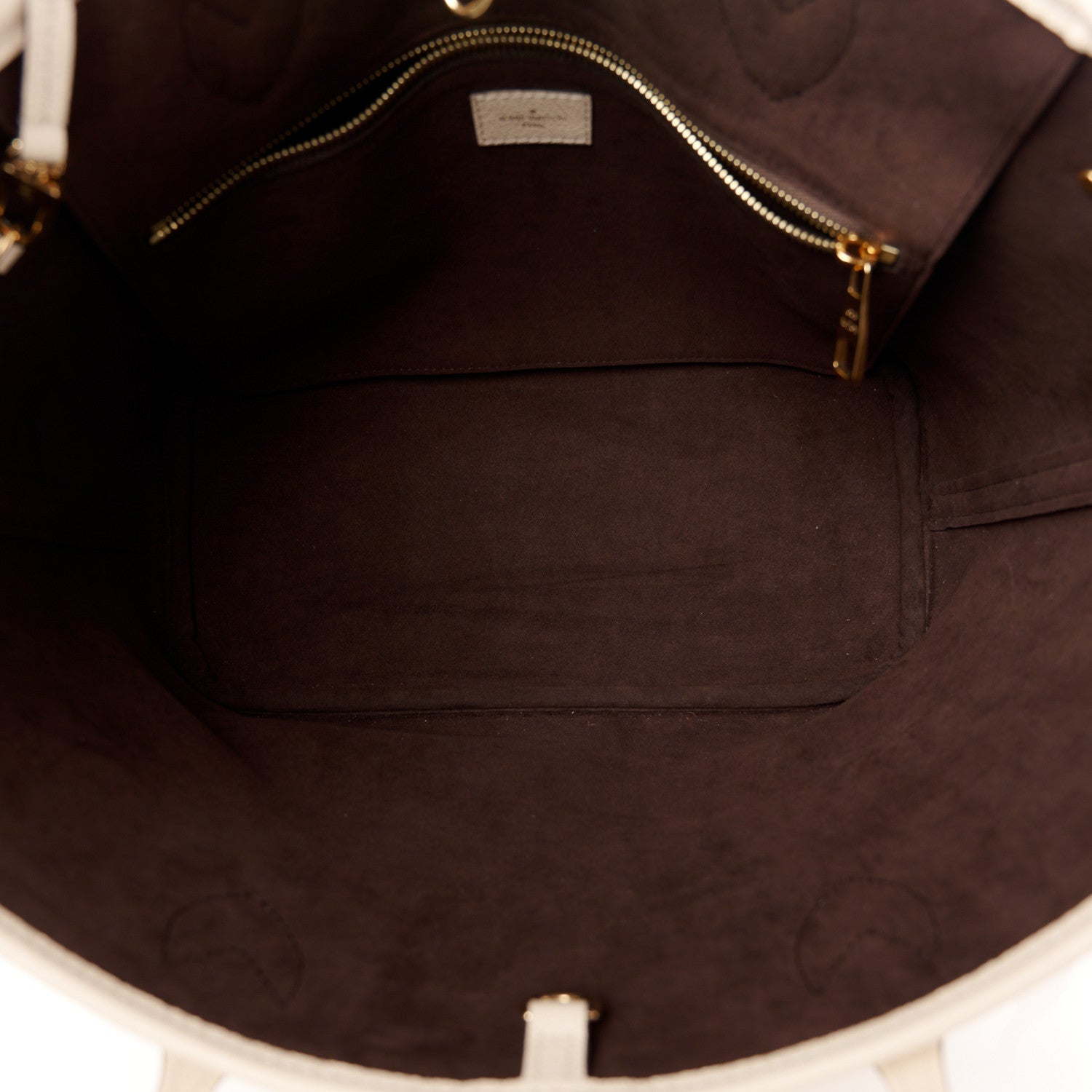 Louis Vuitton Empreinte Monogram Giant Neverfull MM Cream 6 of 11