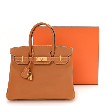Hermes Epsom Birkin 30 Toffee 11 of 11