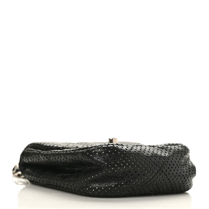Chanel Lambskin Perforated Mini Flap Bag Black 3 of 9