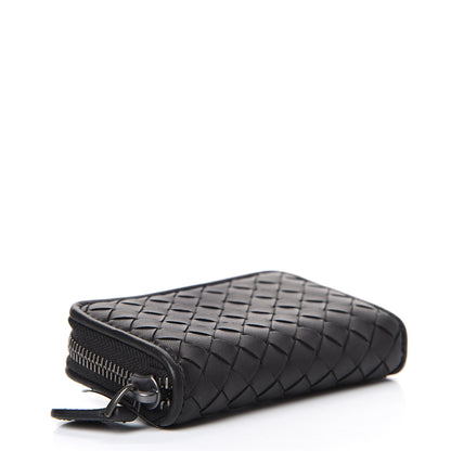 Bottega Veneta Nappa Intrecciato Zip Around Coin Purse Black 3 of 7