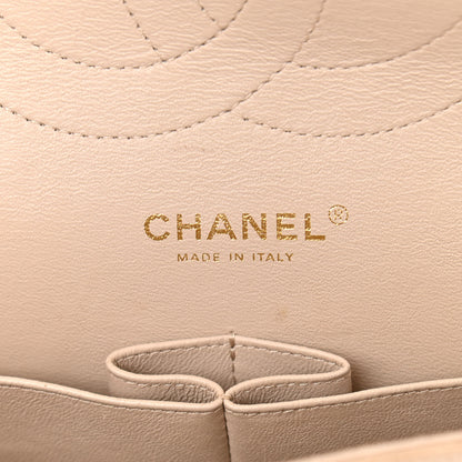 Chanel Iridescent Caviar Quilted Jumbo Double Beige 6 of 17