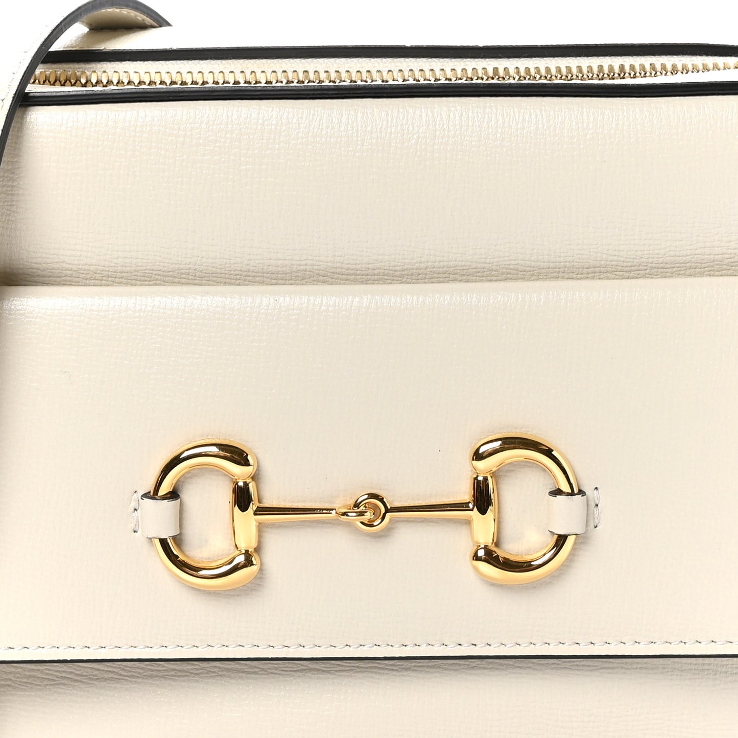 Azalea Calfskin Small Horsebit 1955 Shoulder Bag Mystic White