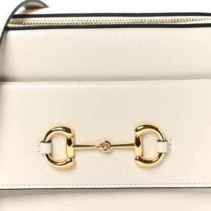 Gucci Azalea Calfskin Small Horsebit 1955 Shoulder Bag Mystic White 8 of 11