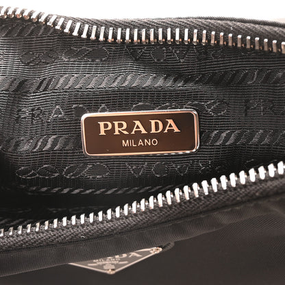 Prada Tessuto Nylon Saffiano Mini Re-Edition 2005 Bag Black 6 of 11