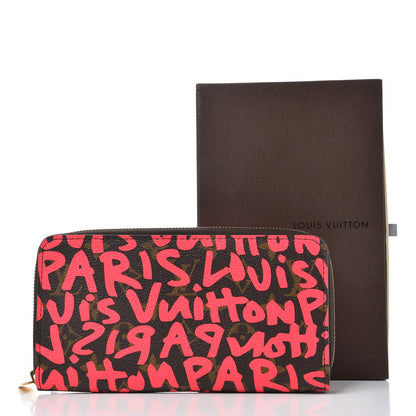 Louis Vuitton Monogram Graffiti Zippy Wallet Fuchsia 7 of 7