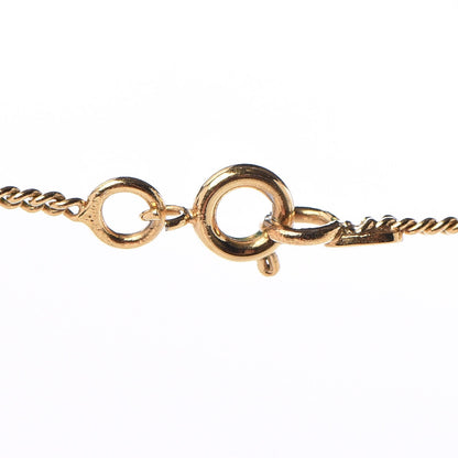 Chanel Crystal CC Necklace Pink Gold 5 of 6