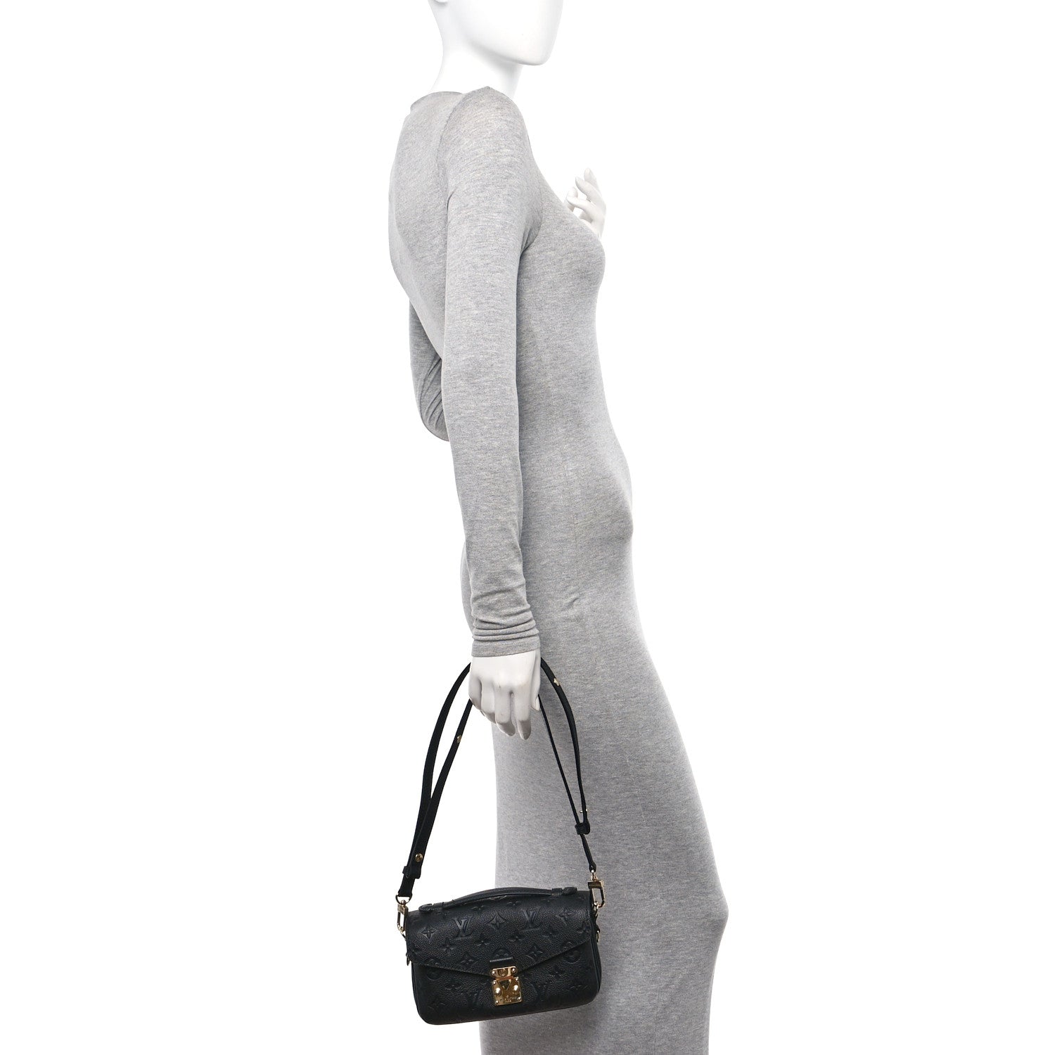 Louis Vuitton Empreinte Pochette Metis East West Black 2 of 11