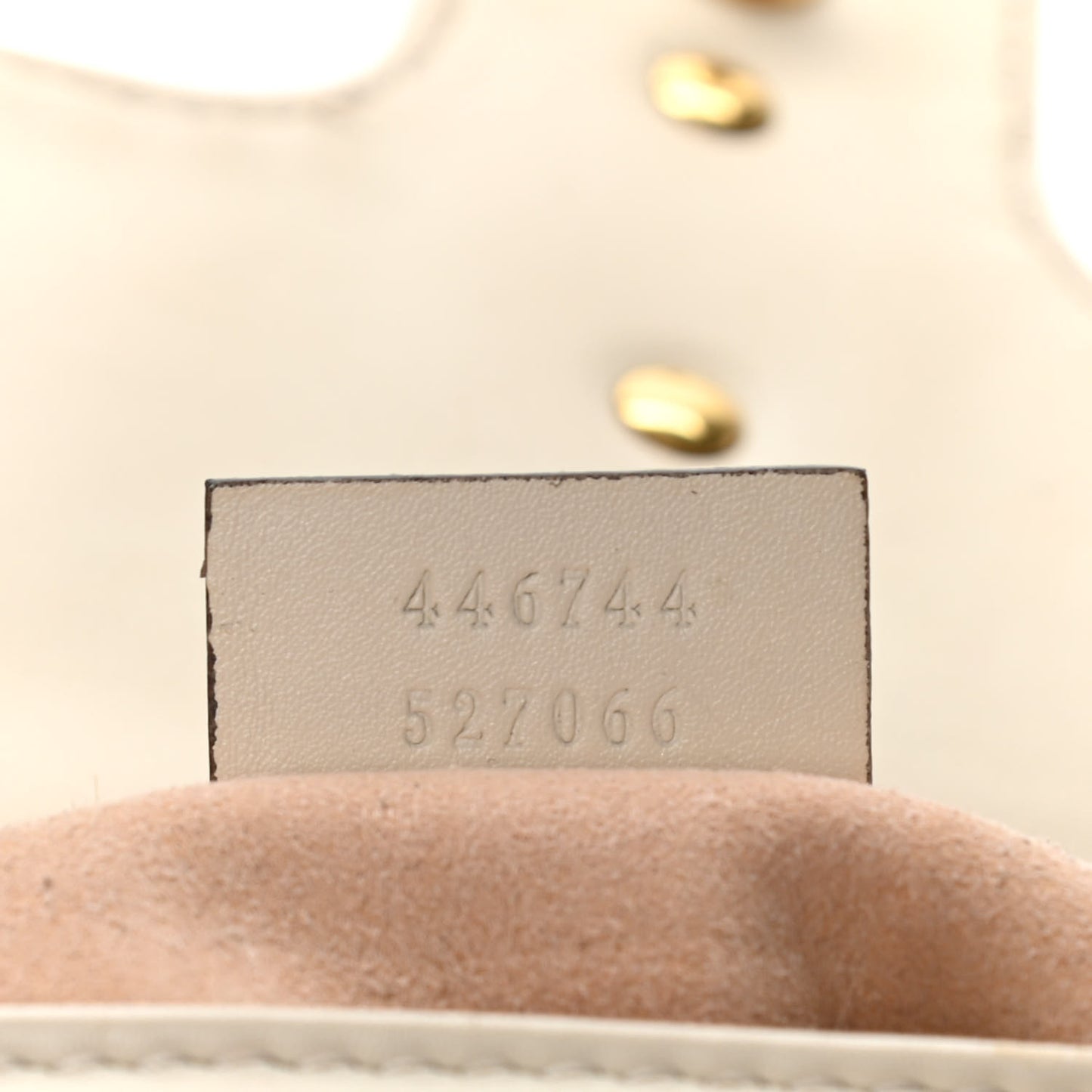 Calfskin Matelasse Mini GG Marmont Shoulder Bag White