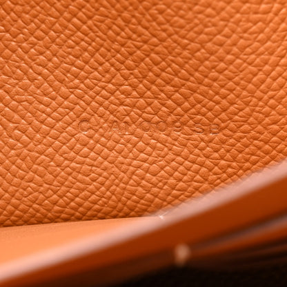Hermes Epsom Kelly Longue Wallet Gold 7 of 9
