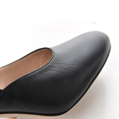 Gucci Malaga Kid Lesley Mary Jane Pumps 36.5 Black 9 of 17