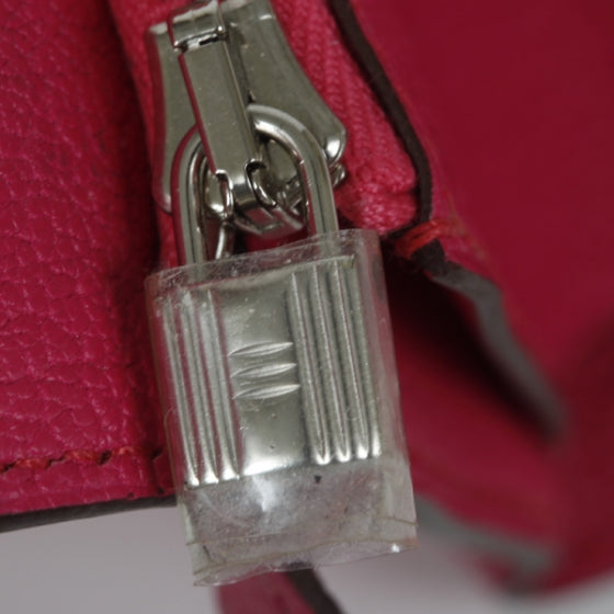 Chevre de Coromandel Medium Kelly Wallet Fuchsia