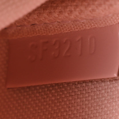 Louis Vuitton Damier Ebene 2020 Christmas Animation Big Wheel Mini Pochette Accessories Rose Ballerine 6 of 10