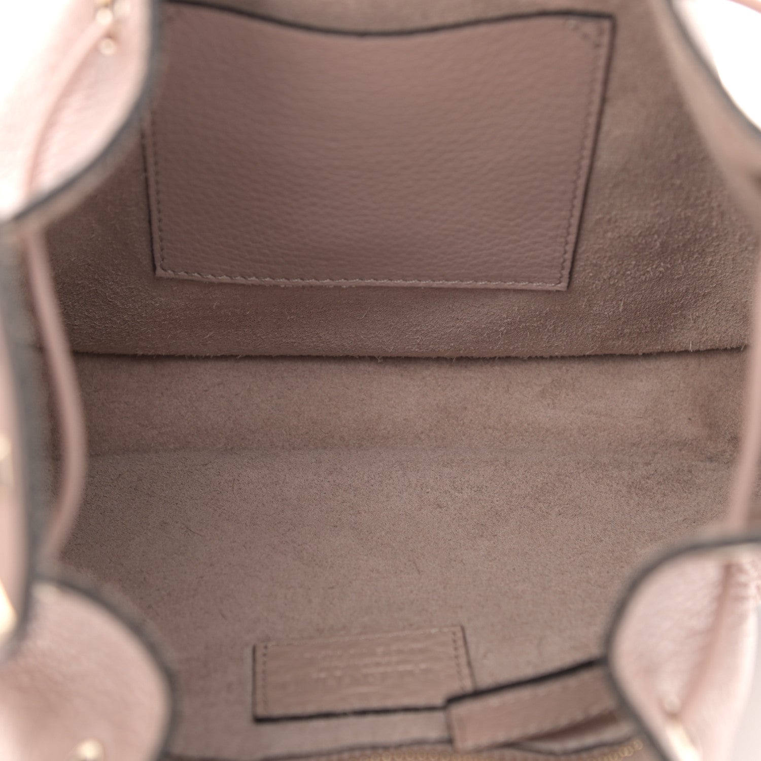 Valentino Garavani Grained Calfskin Rockstud Bucket Bag Poudre 5 of 14