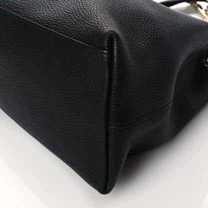 Gucci Pebbled Calfskin Medium Soho Chain Shoulder Bag Black 10 of 10