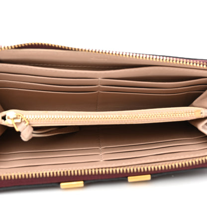 Chloe Grained Calfskin Marcie Long Zip Around Wallet Dark Velvet 5 of 8