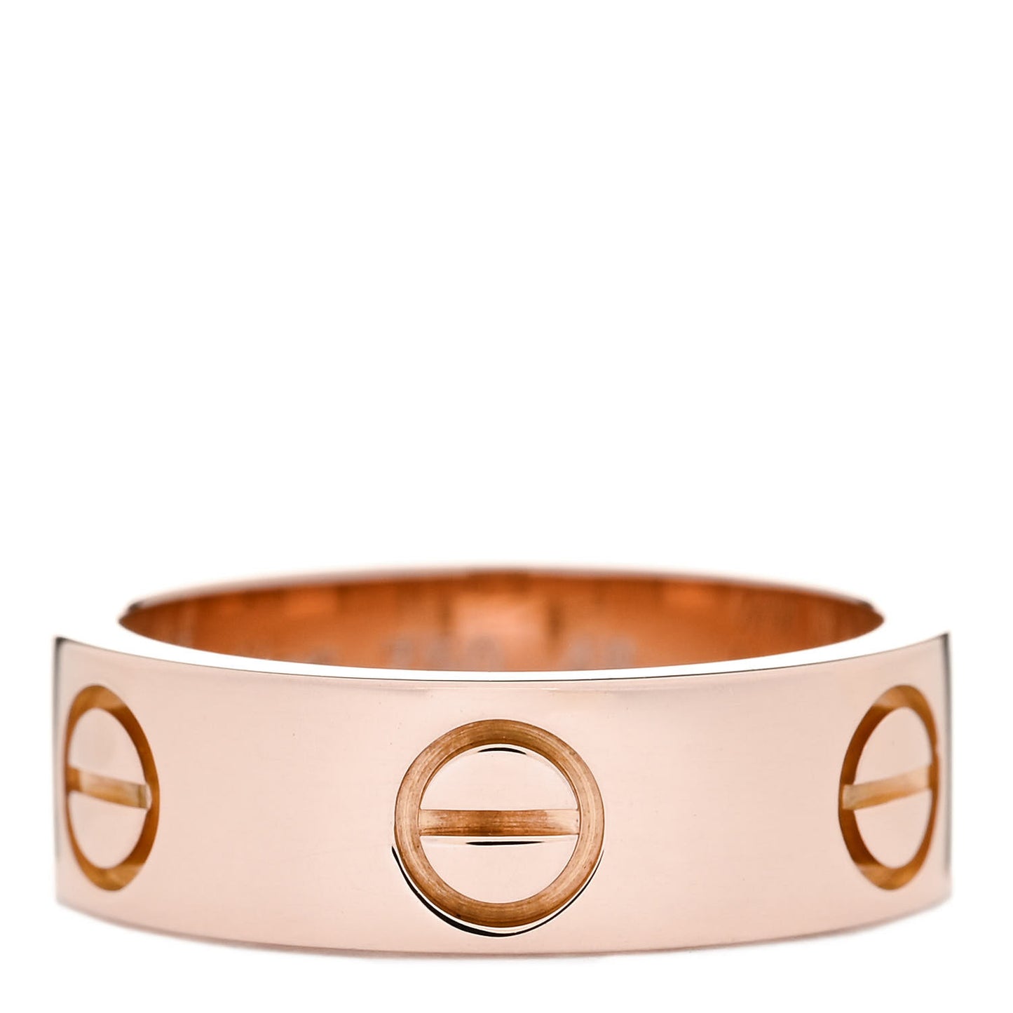 18K Pink Gold 5.5mm LOVE Ring 48 4.5
