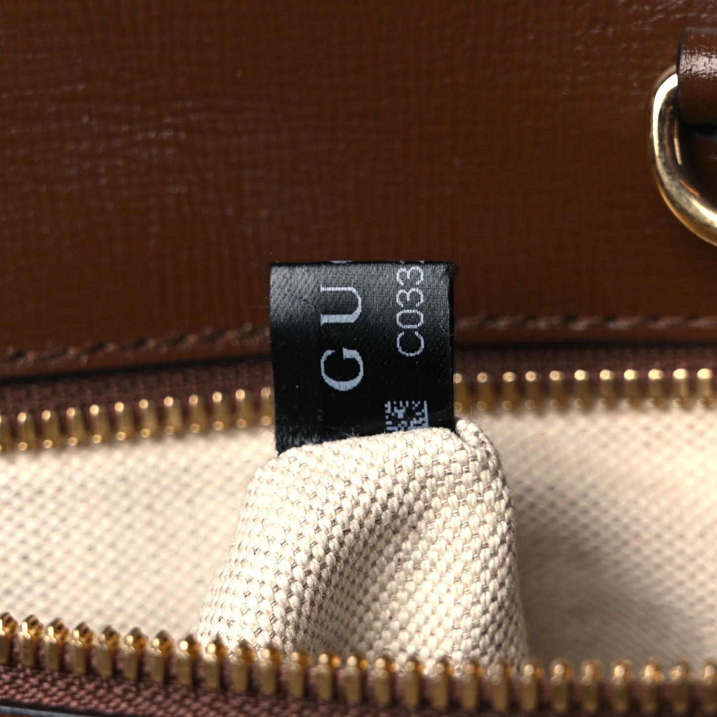 GG Supreme Monogram Fake/Not Large Retro Interlocking G Tote Bag Beige Brown Sugar