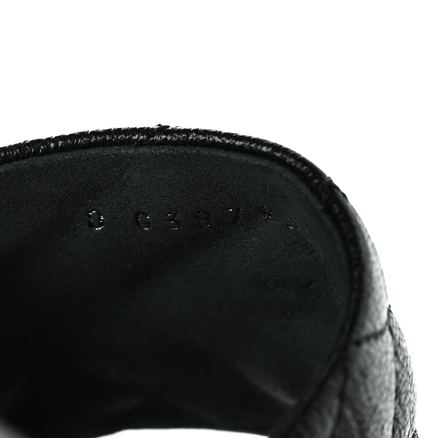 Shiny Goatskin Quilted CC Mules Sandals 36 Black