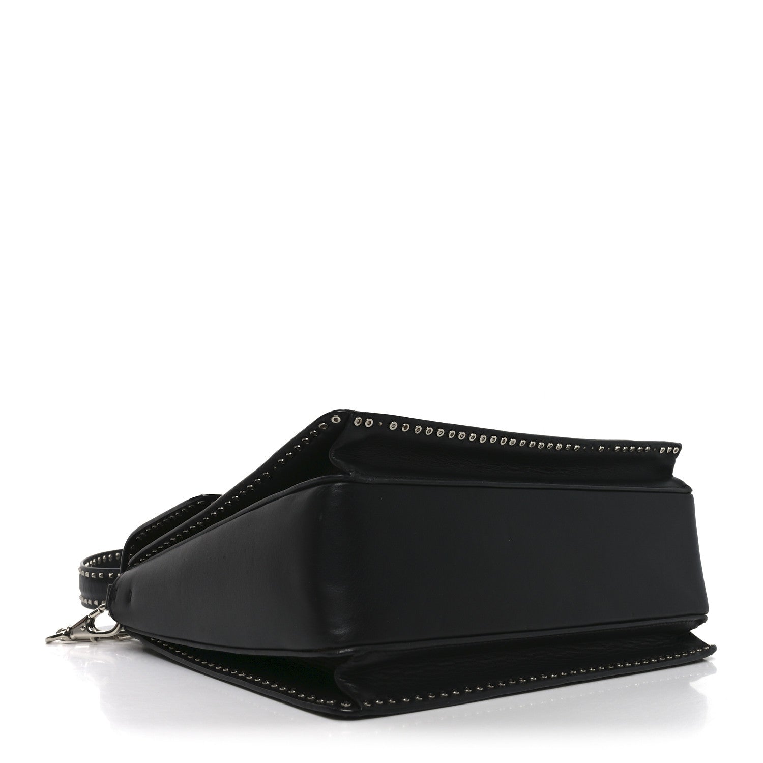 Valentino Garavani Vitello Rockstud Cabana Top Handle Bag Black 4 of 9