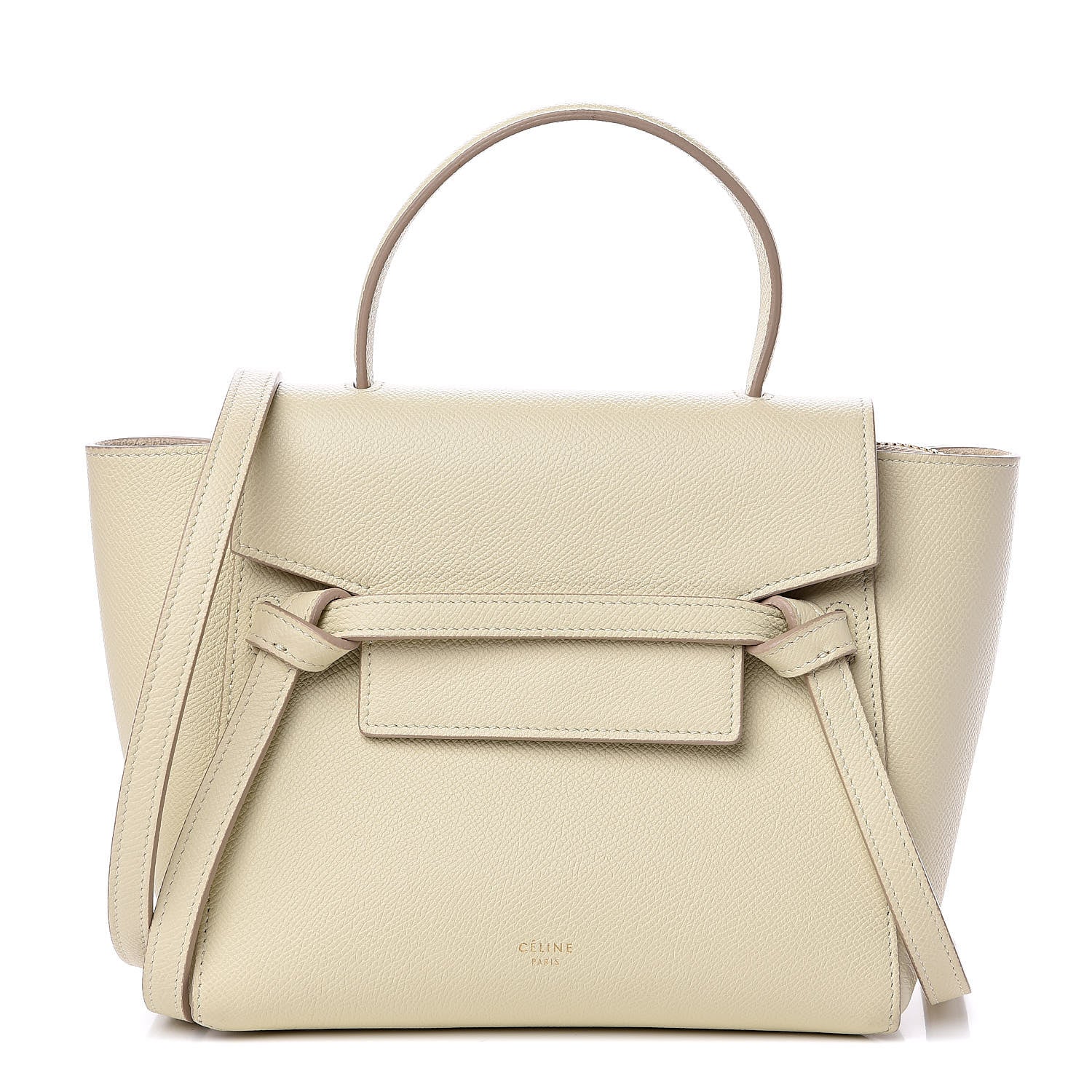 Celine Grained Calfskin Nano Belt Bag Linen 1 of 12