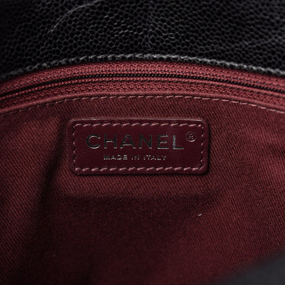 Chanel Crumpled Grained Calfskin Jumbo CC Crave Flap Black 8 of 11