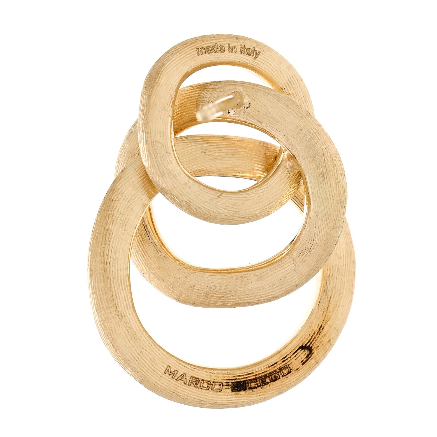 Marco Bicego 18K Yellow Gold Jaipur Circle Link Earrings 4 of 4