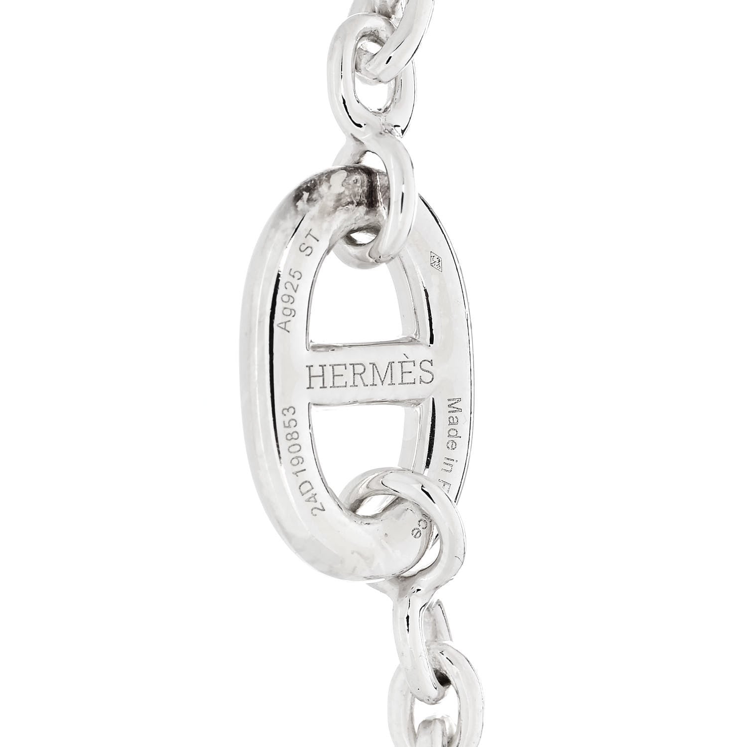 Hermes Sterling Silver Farandole Bracelet ST 3 of 4