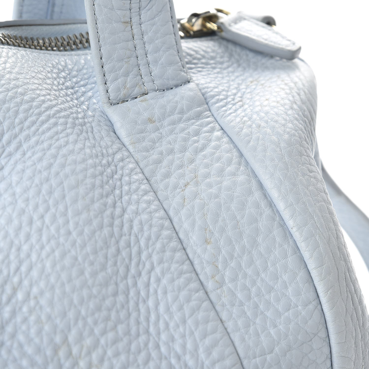 Alexander Wang Pebbled Lambskin Rocco Light Blue Pale Gold Hardware 10 of 13