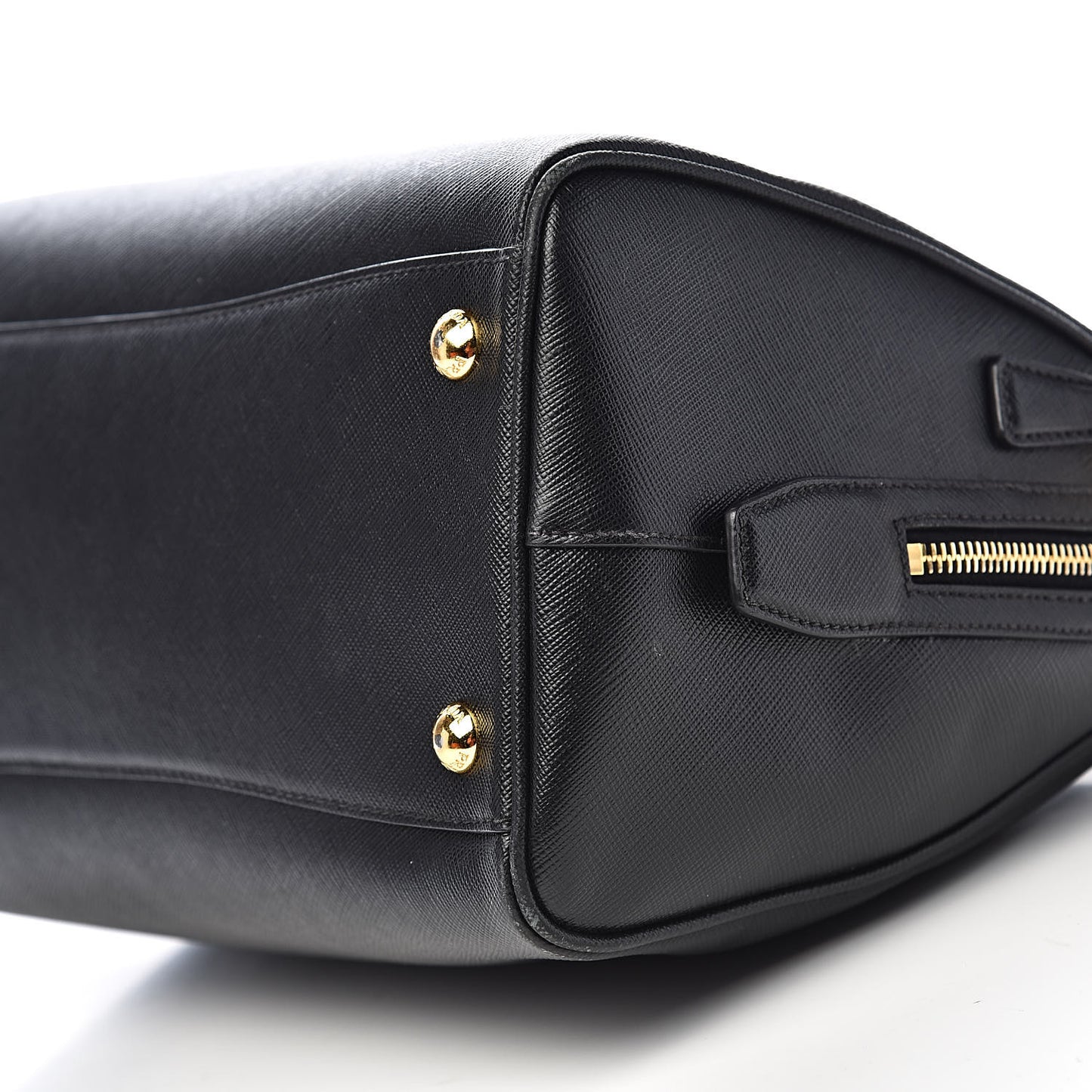 Saffiano Lux Bowler Black