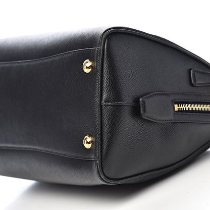 Prada Saffiano Lux Bowler Black 11 of 14