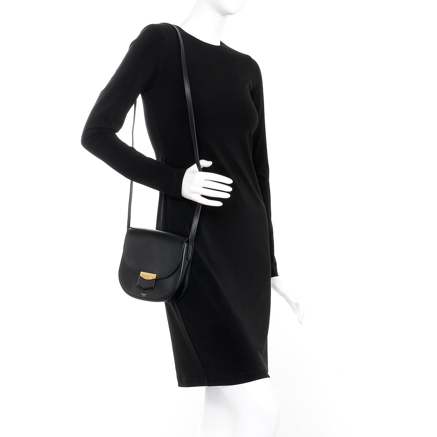 Palmelato Calfskin Small Trotteur Black