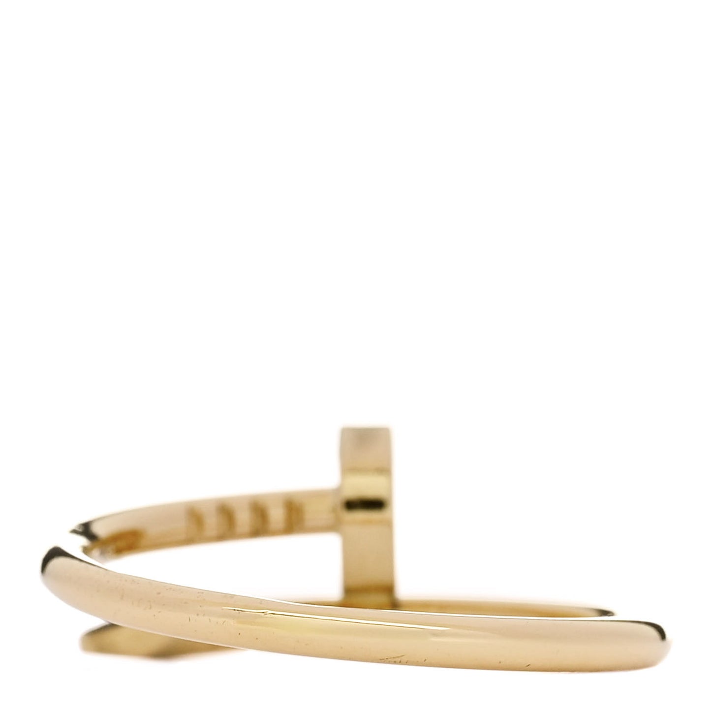 18K Yellow Gold Small Juste Un Clou Ring 54 6.75