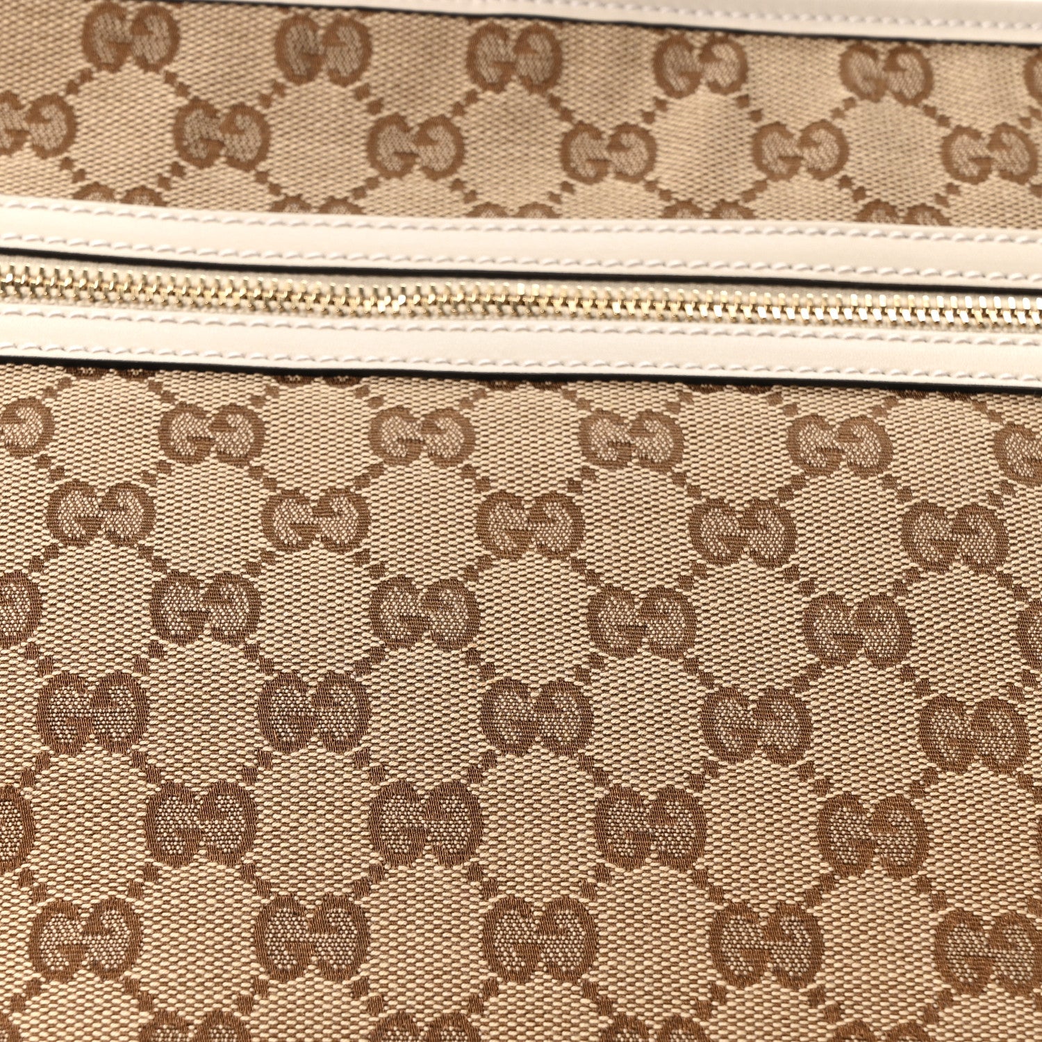 Gucci Monogram Messenger Bag Off White 14 of 19