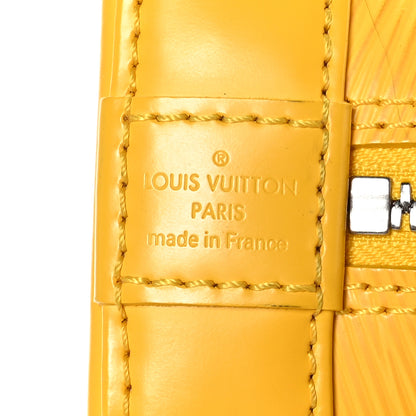 Louis Vuitton Epi Alma BB Citron 7 of 10