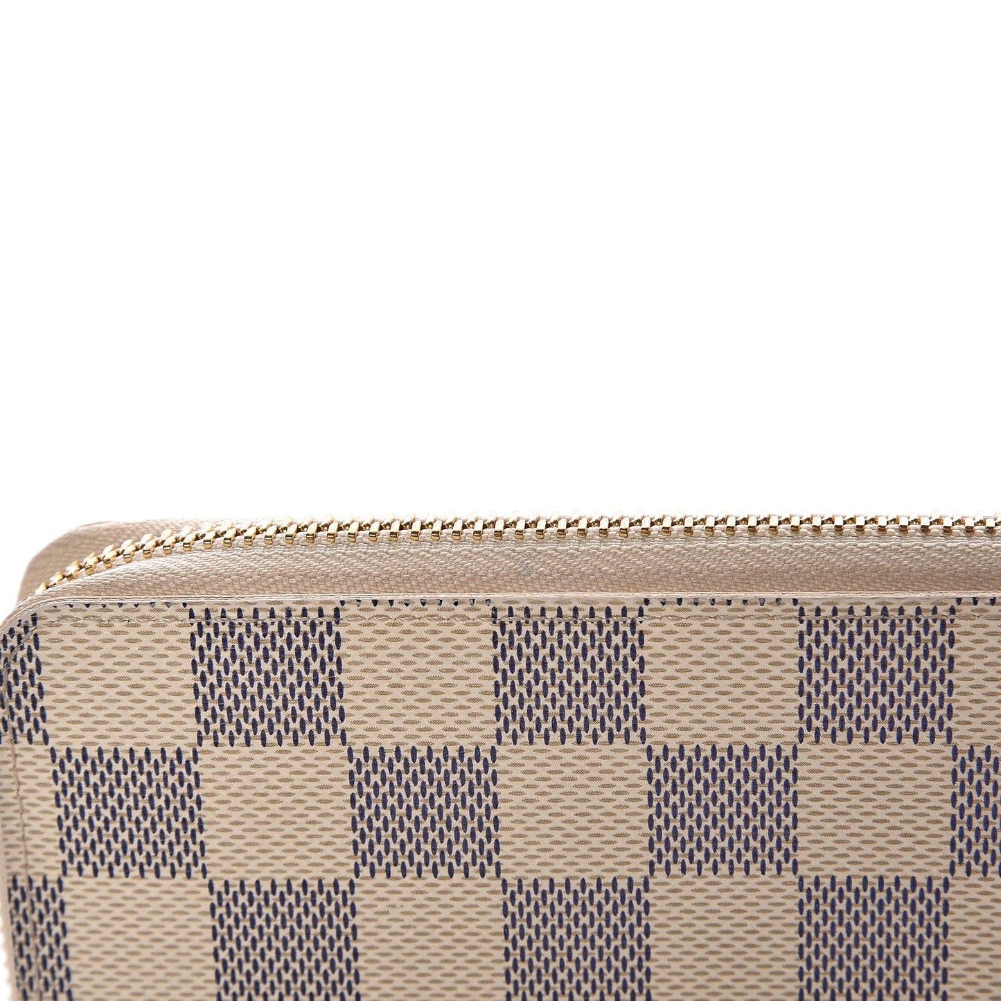 Damier Azur Clemence Wallet Rose Ballerine