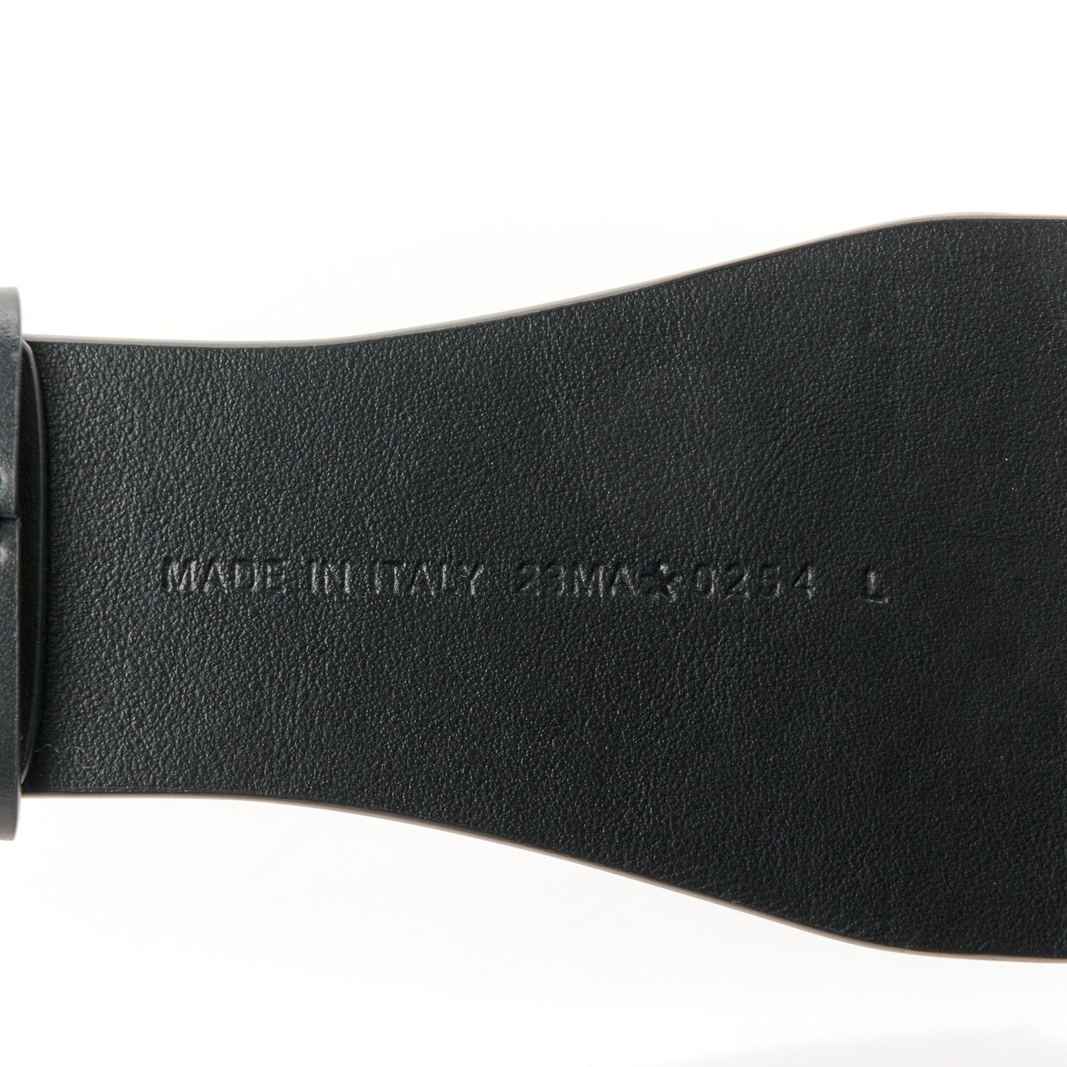 Christian Dior Matte Supple Calfskin Saddle Belt With Pouch L Black 6 of 8