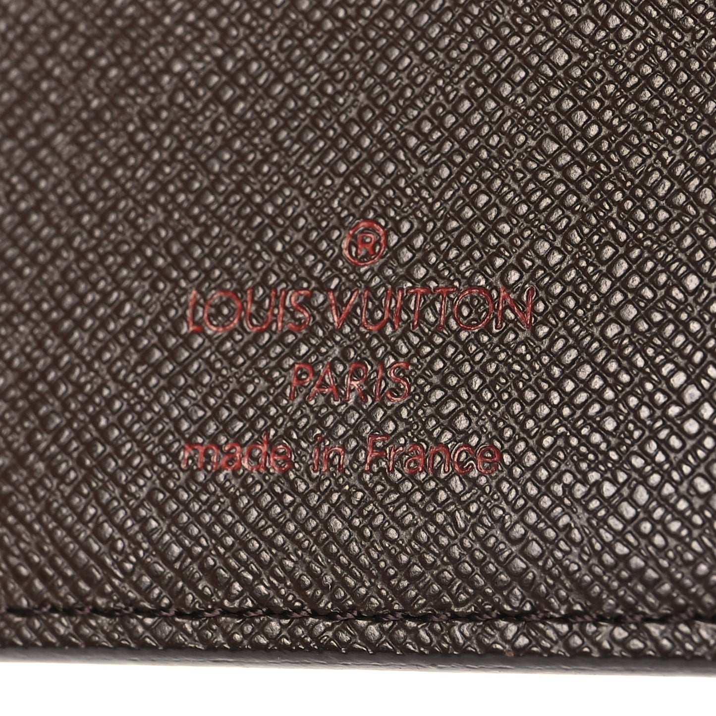 Damier Ebene Porte Valeurs Organizer Wallet