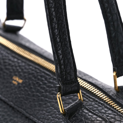 Celine Bullhide Calfskin Medium Ring Bag Black 11 of 13