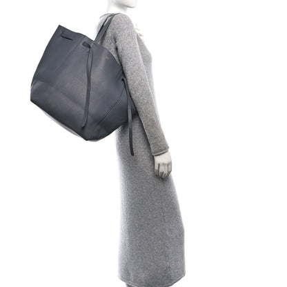 Celine Soft Grained Calfskin Small Belt Cabas Phantom Medium Grey 2 of 11