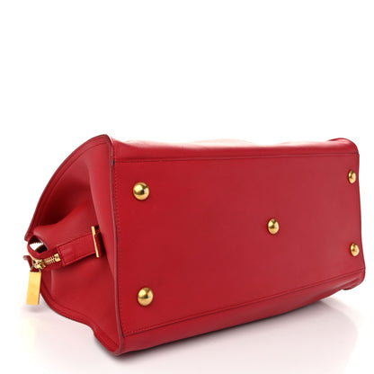 Saint Laurent Calfskin Medium Classic Y Cabas Fuchsia 4 of 12