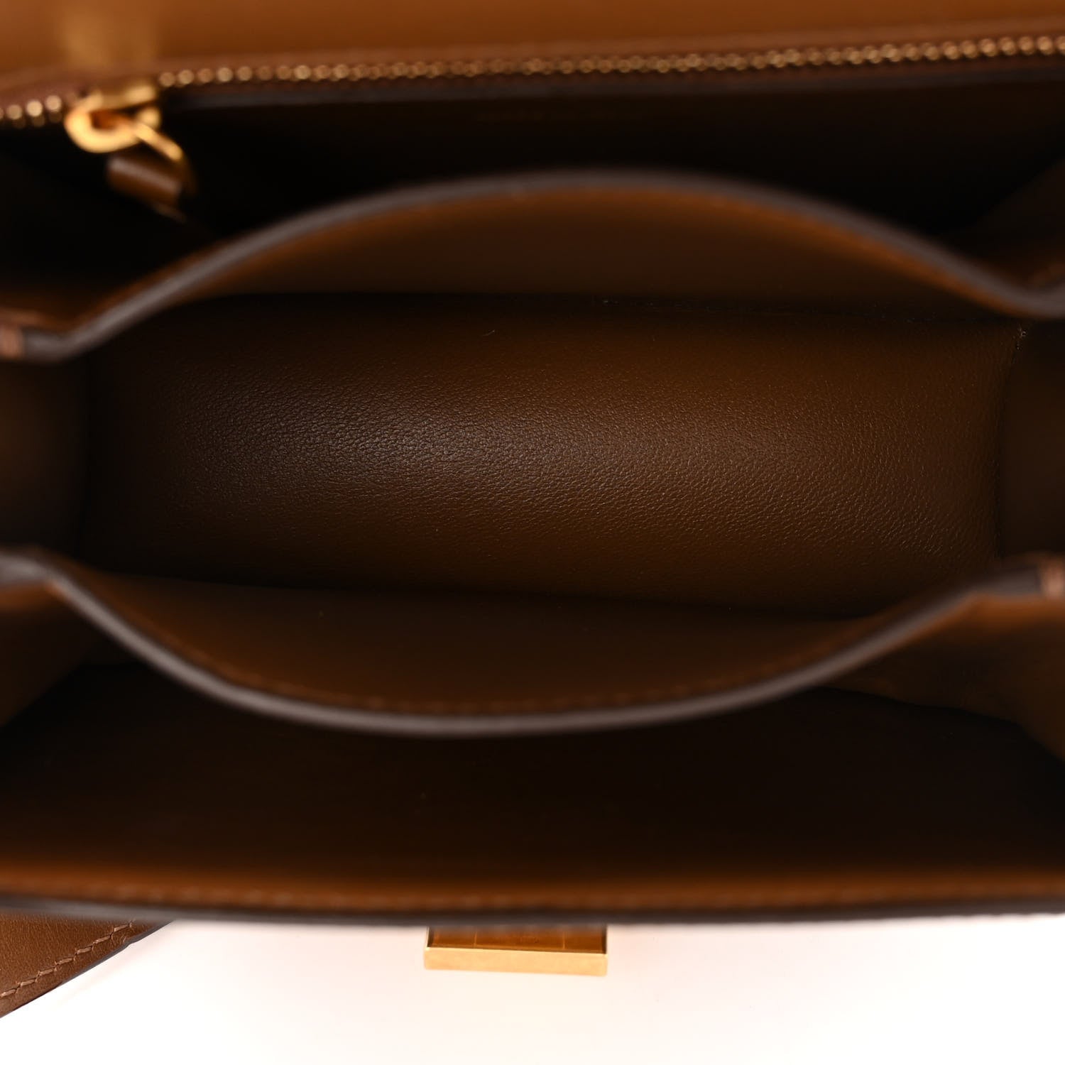 Celine Box Calfskin Small Classic Box Flap Bag Camel 5 of 11