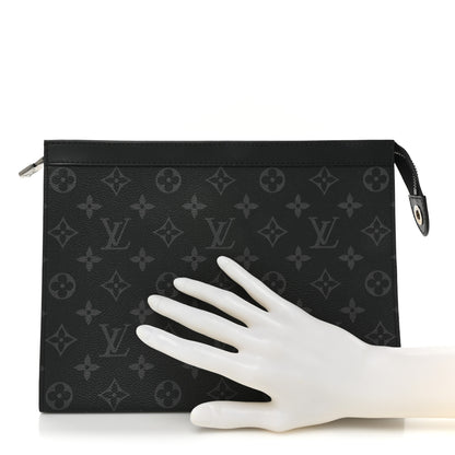 Louis Vuitton Monogram Eclipse Pochette Voyage MM 2 of 9