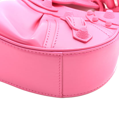 Balenciaga Smooth Calfskin Monochrome Le Cagole Shoulder Bag XS Hot Pink 10 of 10