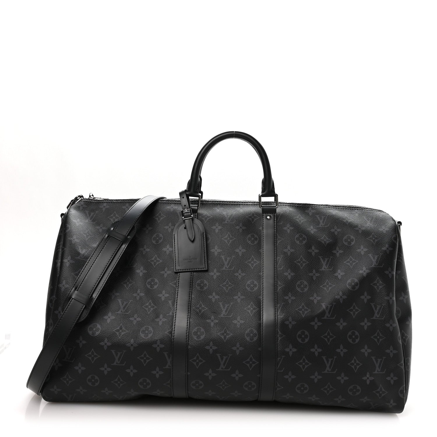 Louis Vuitton Monogram Eclipse Keepall Bandouliere 55 1 of 9